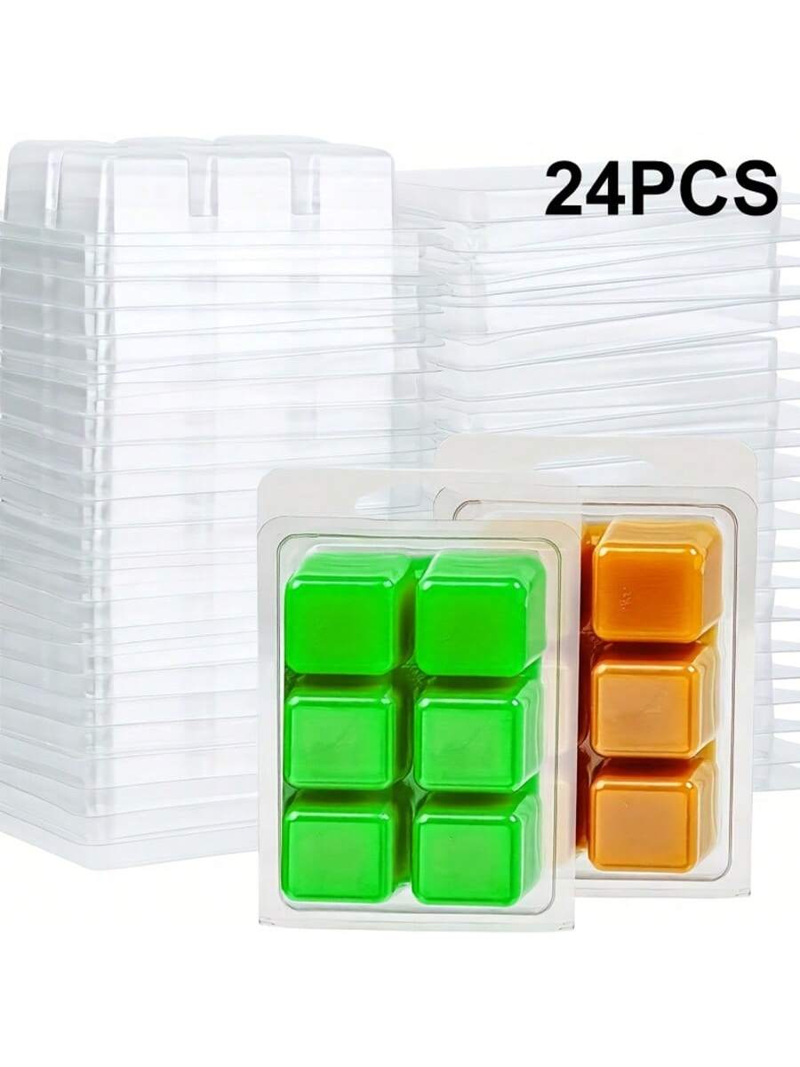 Soap Making Websites - 12/24 قطعة صينية قالب بلاستيكية شفافة