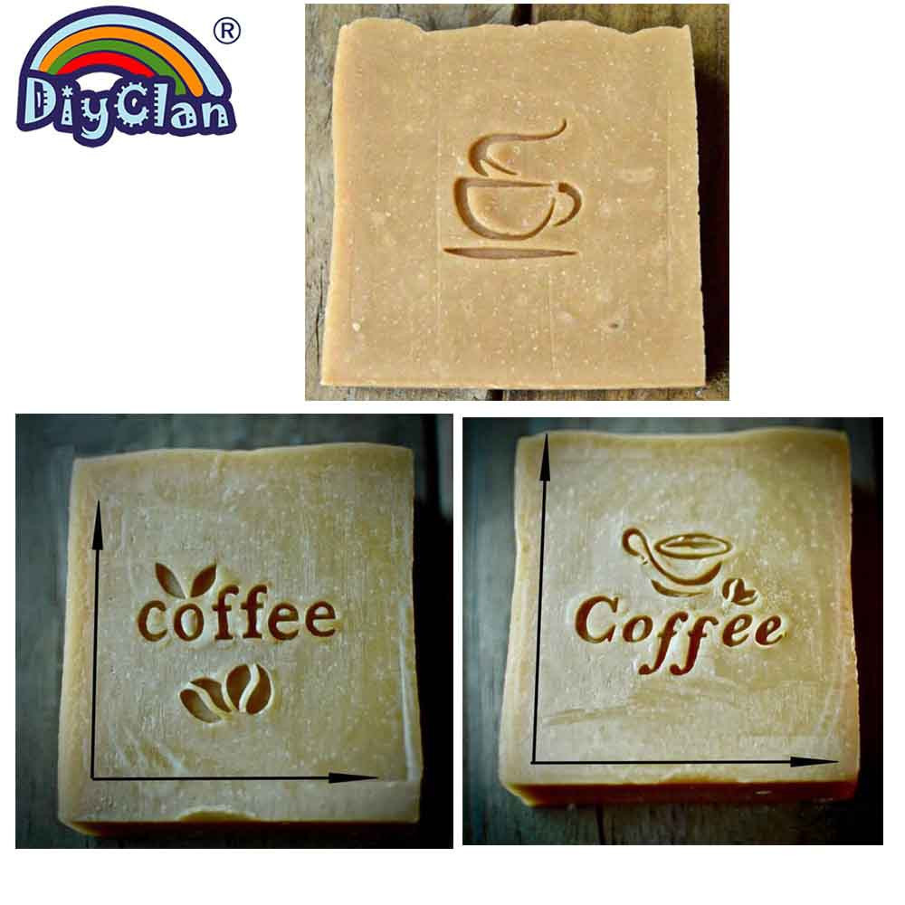 Soap Making Websites - حبوب البن نمط اليدوية الصابون ختم
