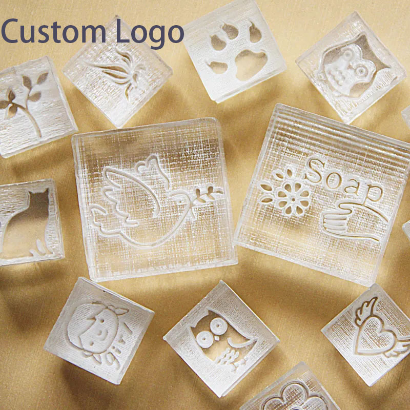 Soap Making Websites - ختم صابون يدوي الصنع مخصص بشعار