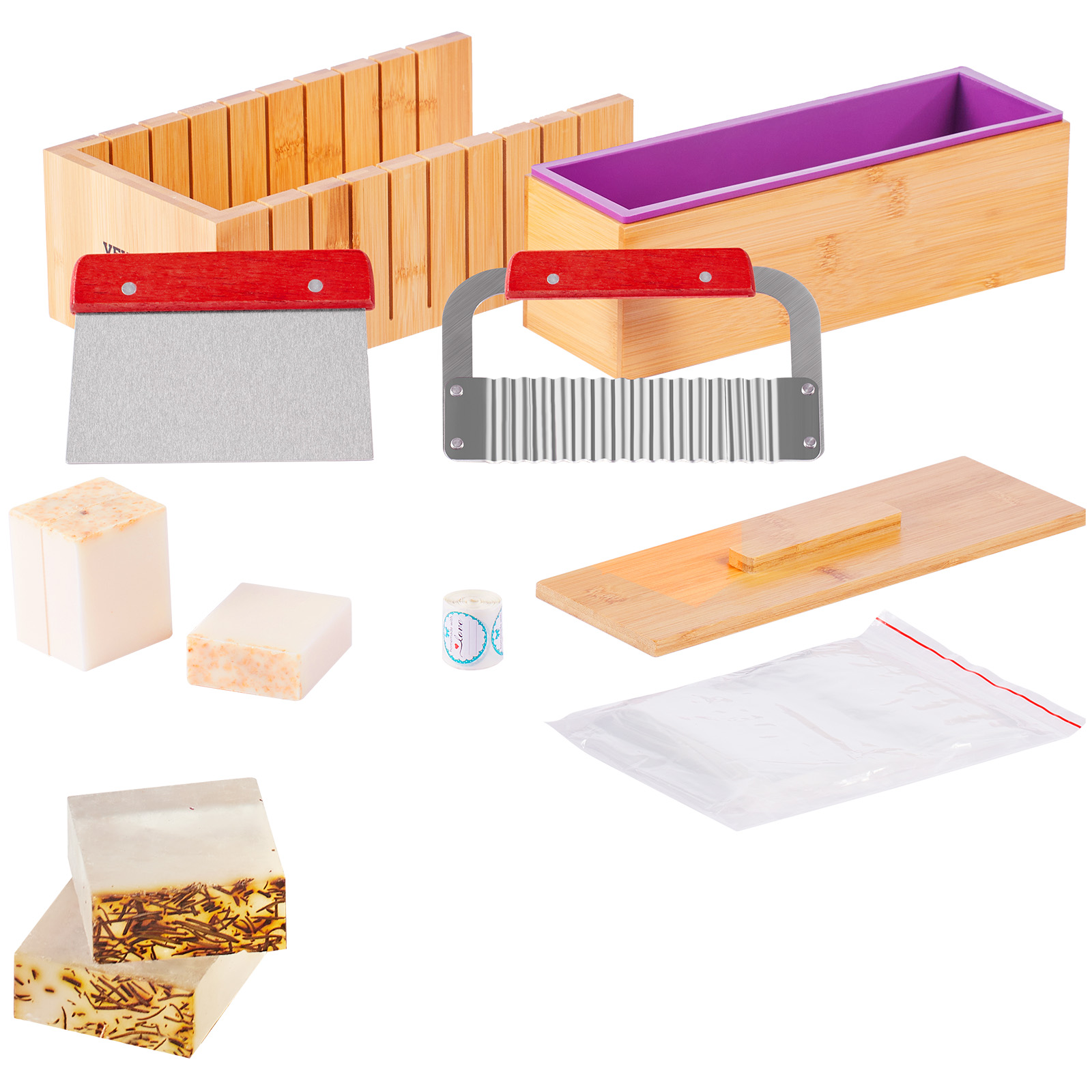Soap Making Books - طقم صنع الصابون من VEVOR، صندوق