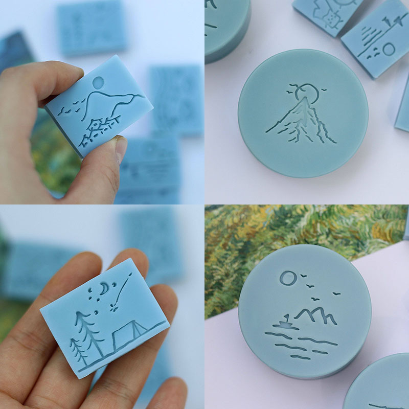Soap Making Websites - ختم صابون أكريليك مخصص 40×40 مم،