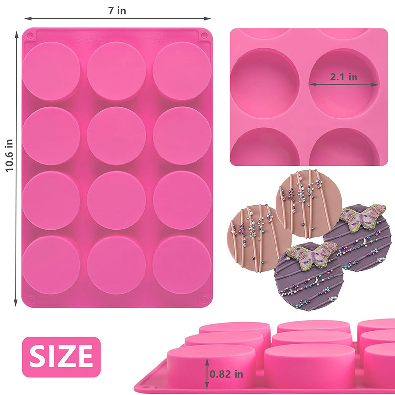 قوالب سيليكون دائرية بـ 12 تجو - مراجعة Soap Making Party وسعره