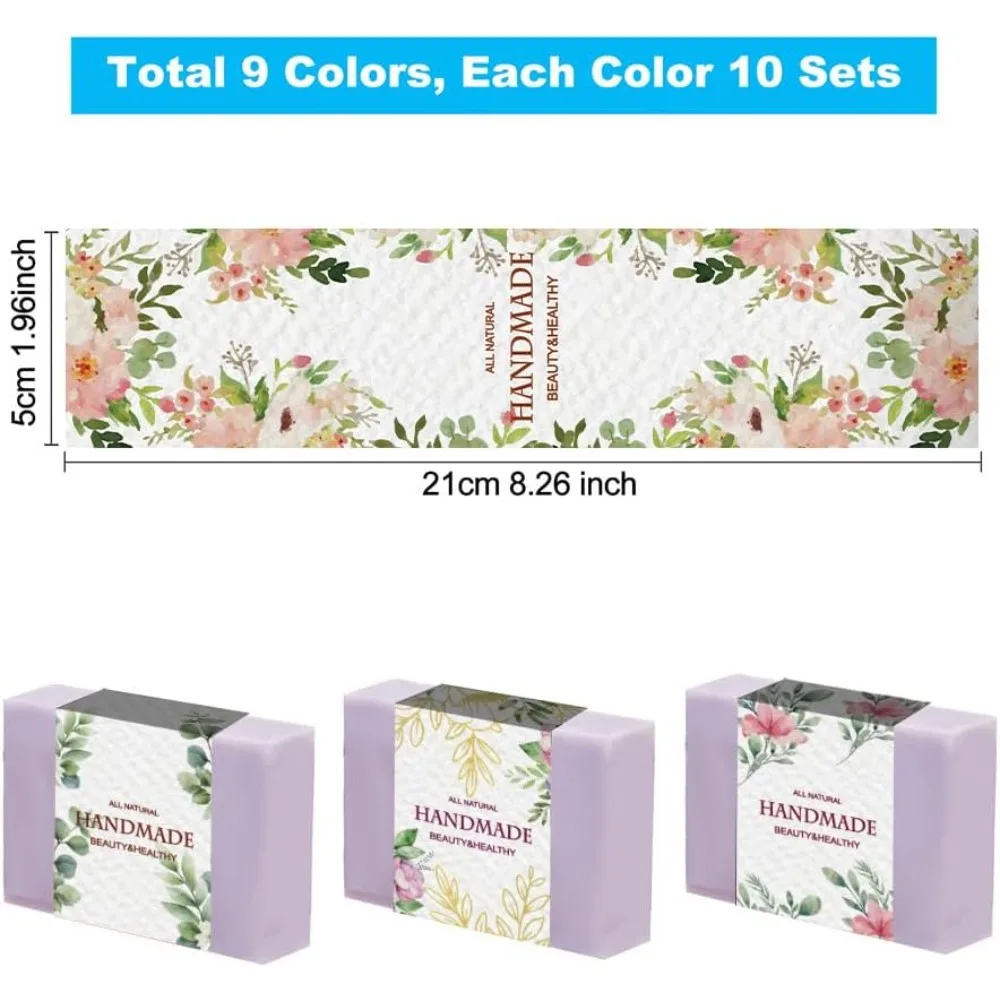 90 قطعة شريط ملصقات مصنوع يدوي - مراجعة Soap Making Websites وسعره