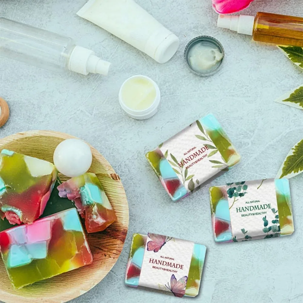 90 قطعة شريط ملصقات مصنوع يدوي - مراجعة Soap Making Websites وسعره
