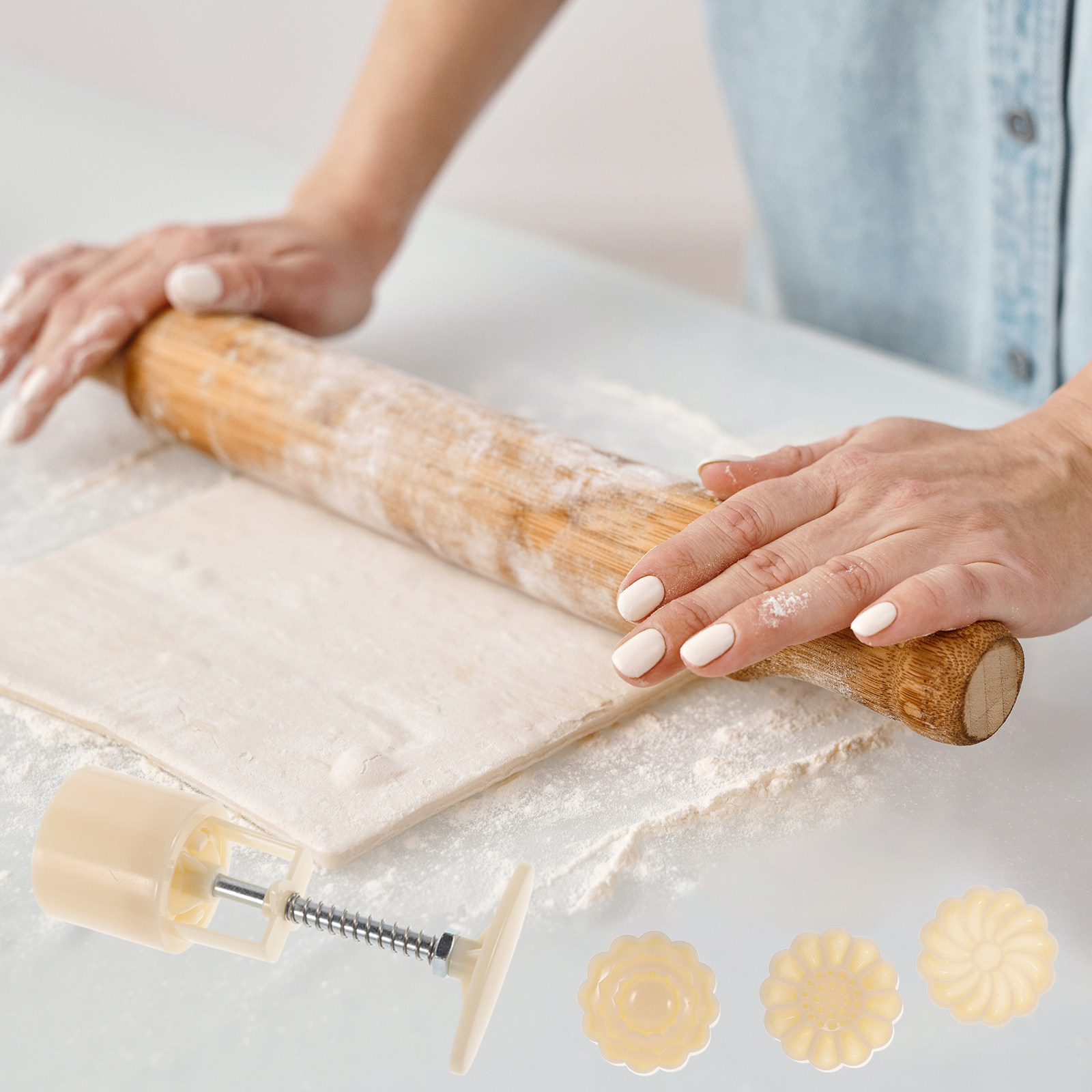 مجموعة قوالب كعك القمر المصنوع - مراجعة Soap Making Diy وسعره