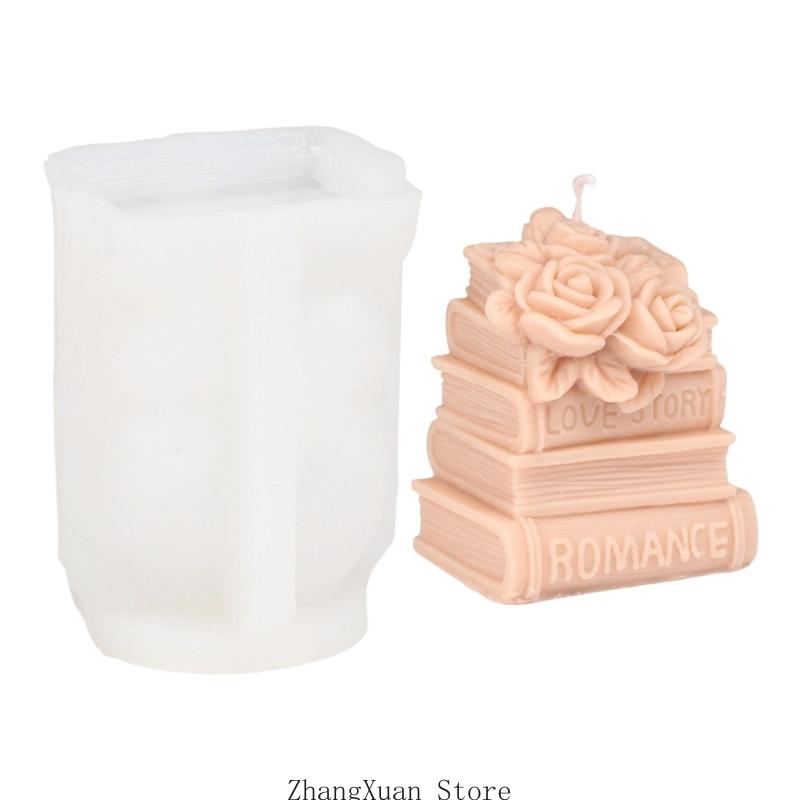 قالب سيليكون على شكل وردة لصنع - مراجعة Soap Making Books وسعره