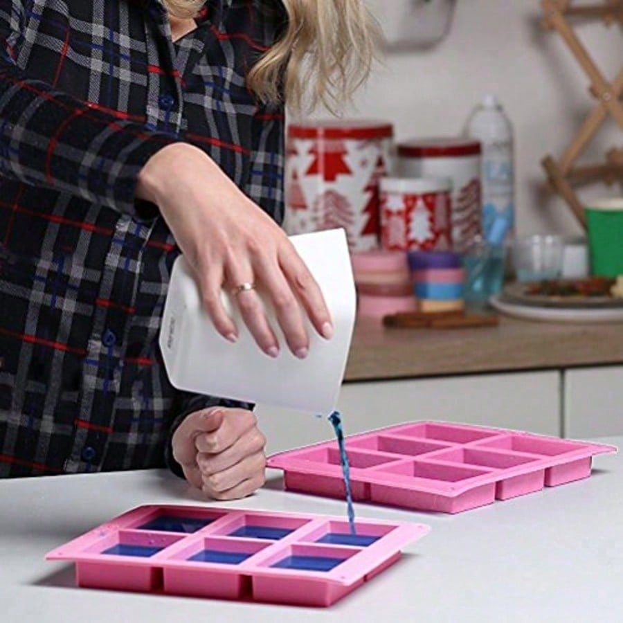 عبوة واحدة أو عبوتين من قوالب  - مراجعة Soap Mold Silicone Loaf وسعره
