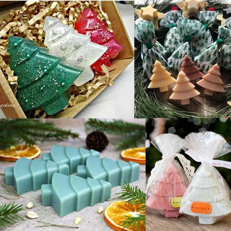 قوالب سيليكون على شكل شجرة عيد - مراجعة Soap Making Websites وسعره